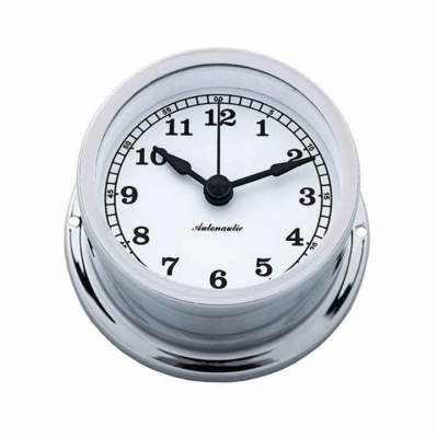 Minor 72 Skeppsur Ø72/50mm i Förkromad Mässing