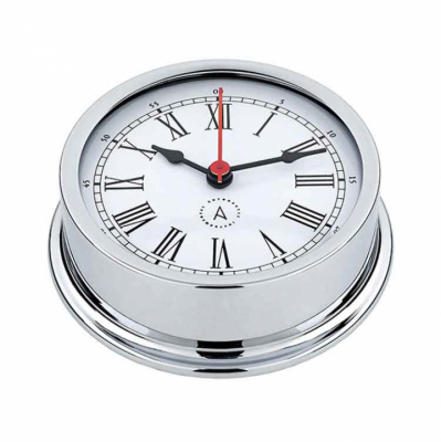 Pacific 120 Skeppsur Ø120/110mm Förkromad Mässing