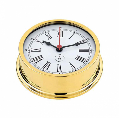Pacific 120 Skeppsur Ø120/110mm Förgylld Mässing