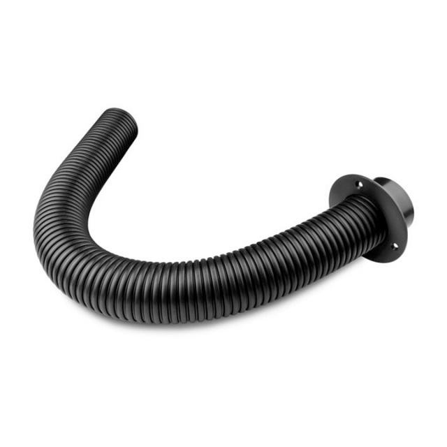 Riggslang Svart 2'' Med Fläns