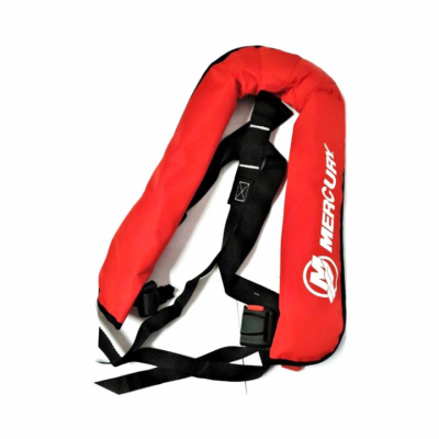 Flytväst Automatisk 165N Röd Med Safety Harness