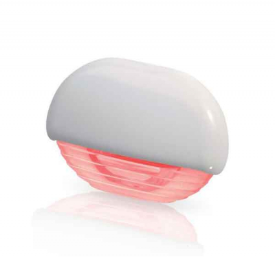 Stegbelysning 8-28V LED Vit 45x32 Med Rött Ljus