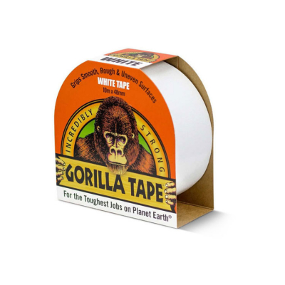 Silvertejp Vit 10 m x 48 mm