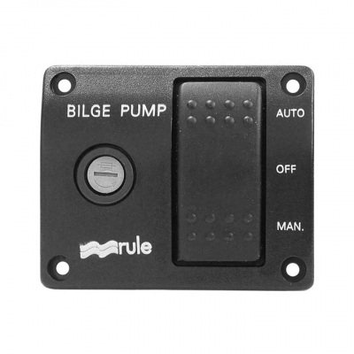 Strömbrytarpanel för länspump 12V