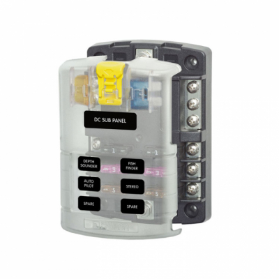 Säkringsbox 6x ATC Minusplint