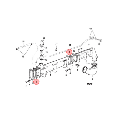 Packning Manifold Strip (854171)