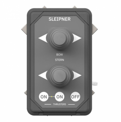 JoystickPanel Dubbel, Grå Med Adapterplatta (Ersätter 8902B)