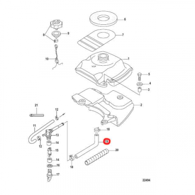 Bränsleslang (898101351)