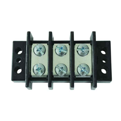 Plint 3-Polig Upp till 40Amp (Terminal Block 8M0204701)