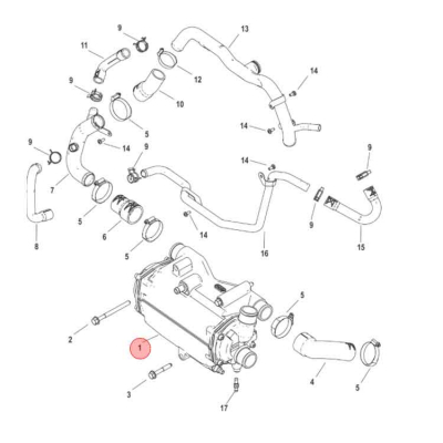 Värmeväxlare TDI 4,2l (8M6002219)