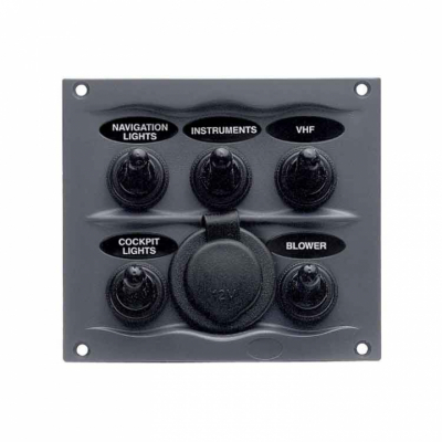 Strömbrytarepanel (5) 12V