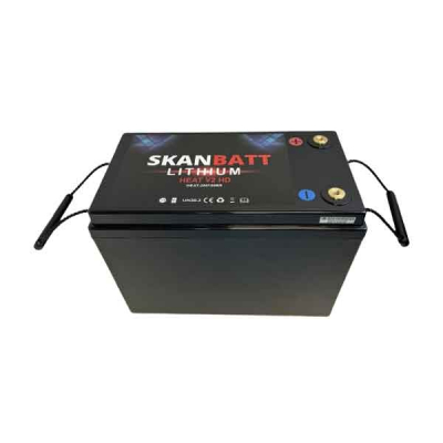 Lithiumbatteri Heat V2 Batteri 12V 280Ah BMS Bluetooth