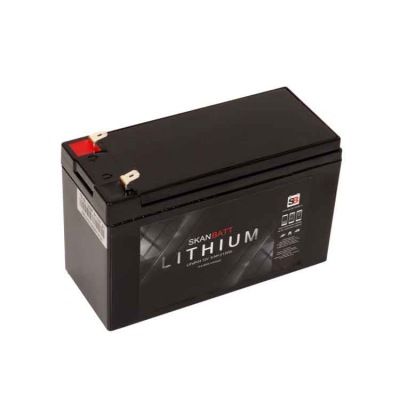 Lithiumbatteri 12V 9Ah BMS Bluetooth