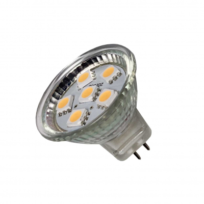 LED GU4/MR11 Dimbar Dia:35 mm (6 Dioder)