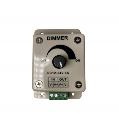 Dimmer Utanpåliggande 12-24V 89x60x58 mm
