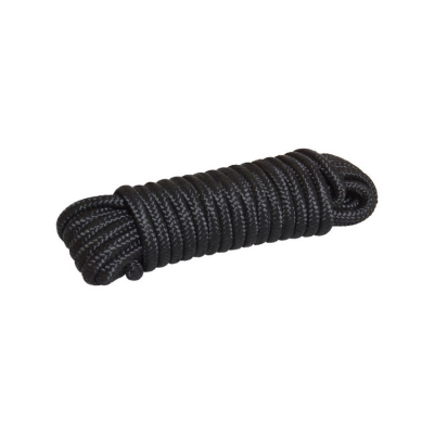 Flätad PP Lina Svart Ø12 mm 10 m