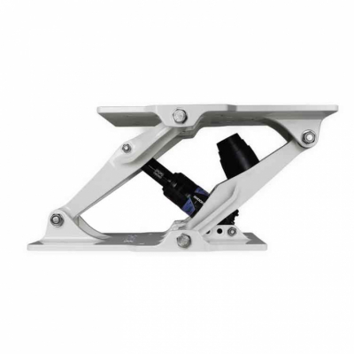 Dämpat Stolstativ S5-LW Vit Inklusive Pump