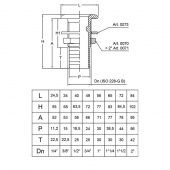 Bordsgenomföring Kullrig Mässing Bordsgenomföring Kullrig Mässing