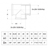 Rör T-koppling i Mässing Rör T-koppling i Mässing