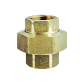 Rörkoppling I Mässing Invändig Gänga Rörkoppling I Mässing Invändig Gänga