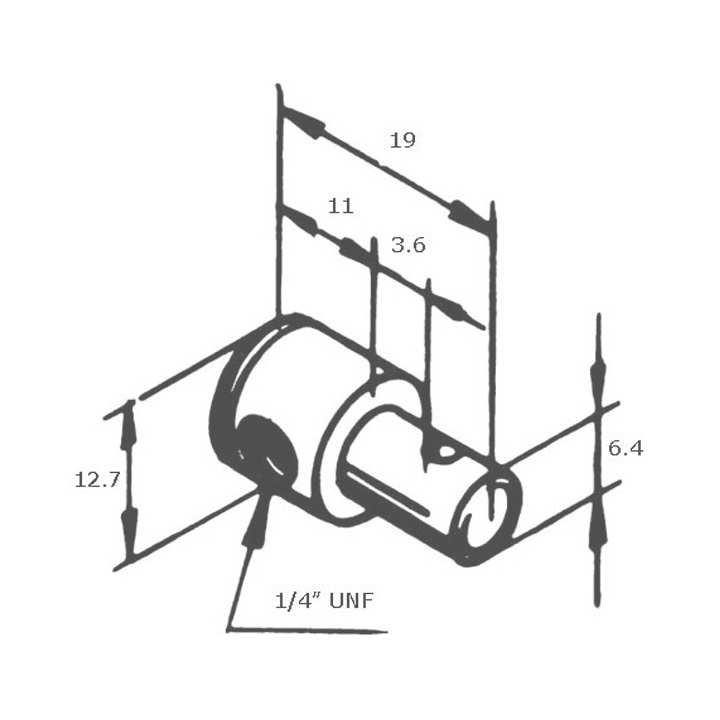 Kabeltärning Reglagekablar 1/4'' UNF