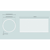 Tunnel Aluminium Ø250x10x2500mm (6082-T6) Tunnel Aluminium Ø250x10x2500mm (6082-T6)