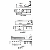 Ankarrulle Vippbar AISI 316 L-750mm B-90mm 15-30kg Ankarrulle Vippbar AISI 316 L-750mm B-90mm 15-30kg