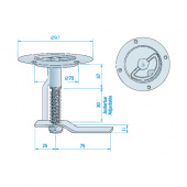 Ankarrulle Rostfri Inbyggnad <15 kg Ankarrulle Rostfri Inbyggnad <15 kg