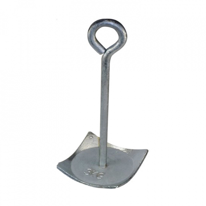 Tallriksankare Galvaniserat Stål