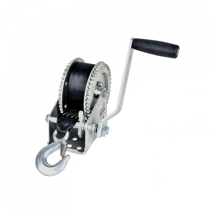 Trailervinsch Med Band & Krok 908 kg