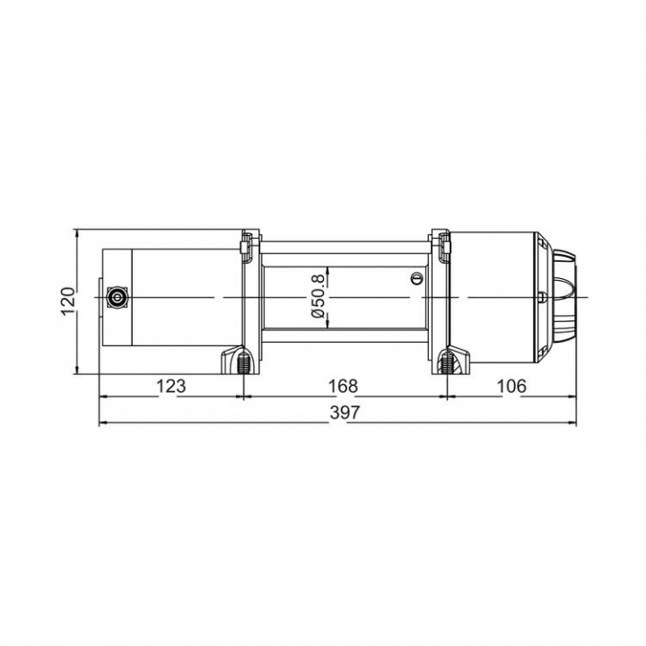 RP5000 El-Trailervinsch 12V