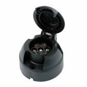 Kraftig Zink-trailerkontakt Hona 7-poliga 12V Kraftig Zink-trailerkontakt Hona 7-poliga 12V