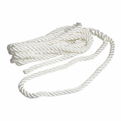 Förtöjningslina 3-slagen Vit Förtöjningslina 3-slagen Vit