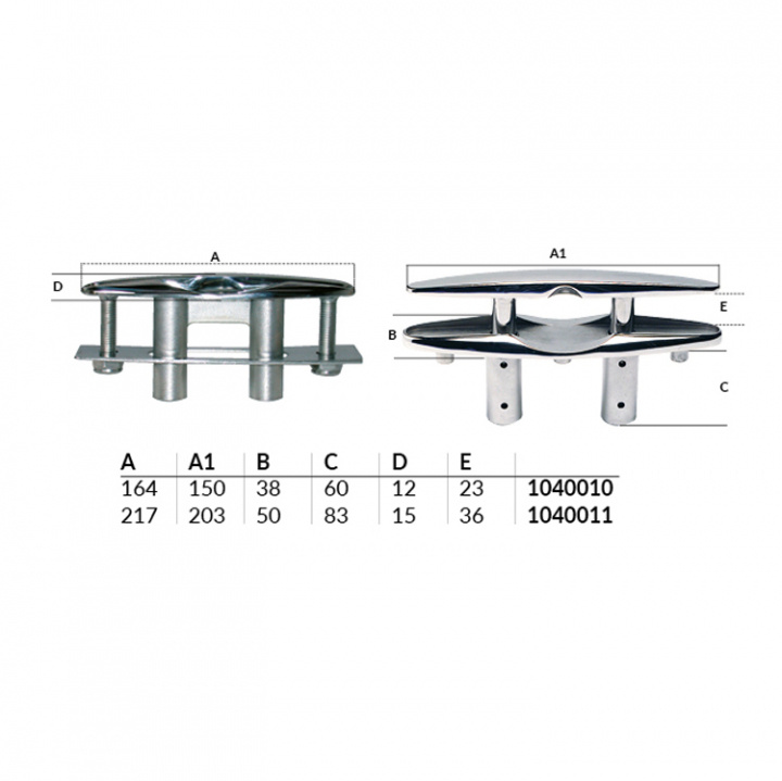 Pop-up-pollare Rostfri