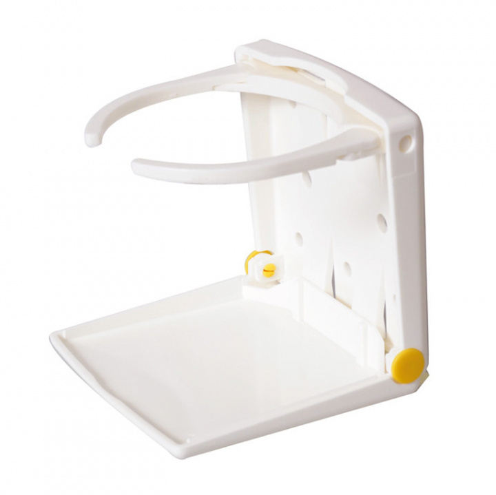 Flaskhållare Plast Justerbar Vit
