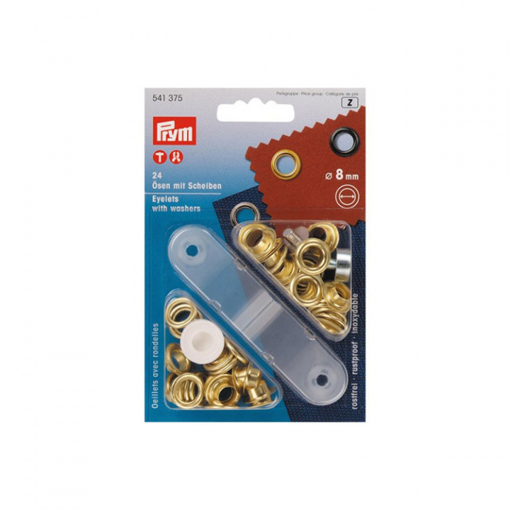 Mässingsöljetter Med Verktyg 24-pack