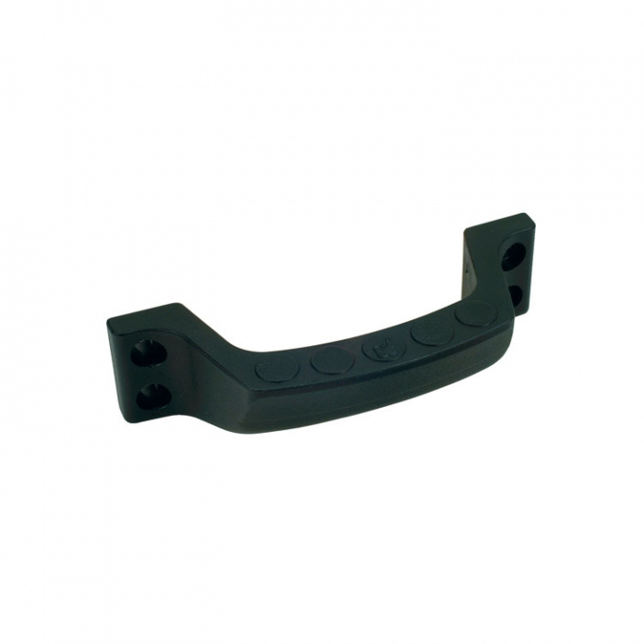 Handtag/Fotsteg Svart 164x42 mm