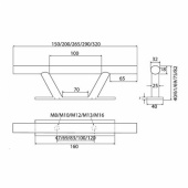 Pollare Rostfri Svart Pollare Rostfri Svart