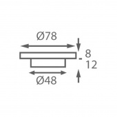 Corona SMD-LED Vitt Ljus Polerad Corona SMD-LED Vitt Ljus Polerad