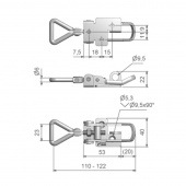 Excenterlås Utan Låsbeslag Excenterlås Utan Låsbeslag