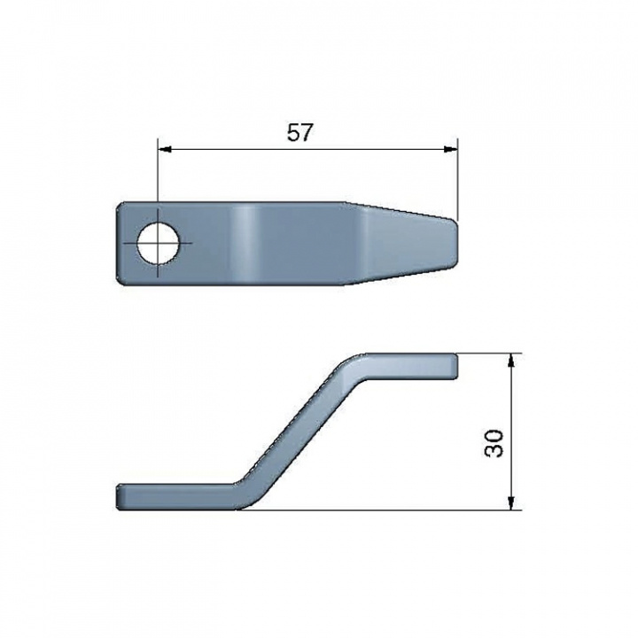 Regel Durkbeslag Rostfri 2''