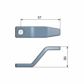 Regel Durkbeslag Rostfri 2'' Regel Durkbeslag Rostfri 2''