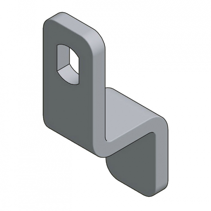 Regel Vinklad Till Durkbeslag Rostfri