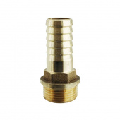 Slangsockel I Mässing Med Utvändig Gänga Slangsockel I Mässing Med Utvändig Gänga