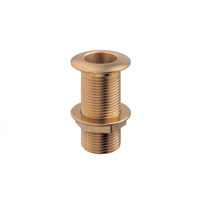 Bordgenomföring Rundhuvud Mässing