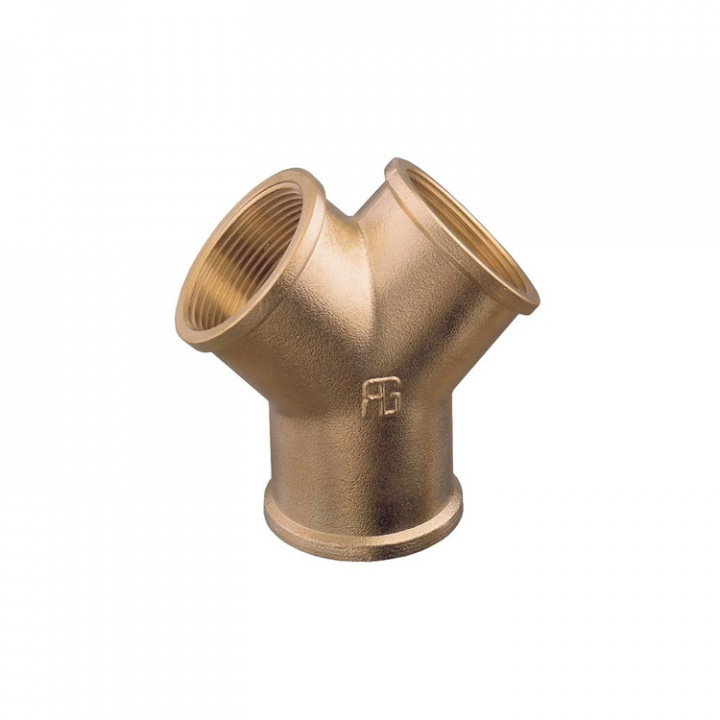 Y-Koppling Mässing 3-Vägs