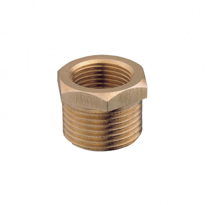 Nippelmuff Utv/Invändig Gänga Mässing