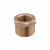 Nippelmuff Utv/Invändig Gänga Mässing Nippelmuff Utv/Invändig Gänga Mässing