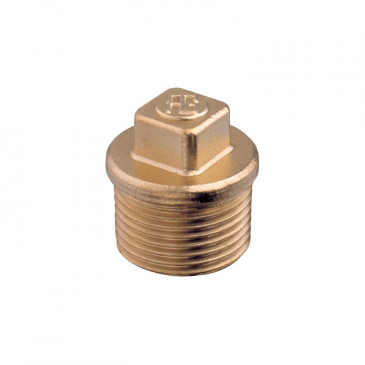 Plugg Utvändig Gänga Mässing