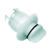 Länsplugg Med Skruvhål Vit Ø40mm Länsplugg Med Skruvhål Vit Ø40mm